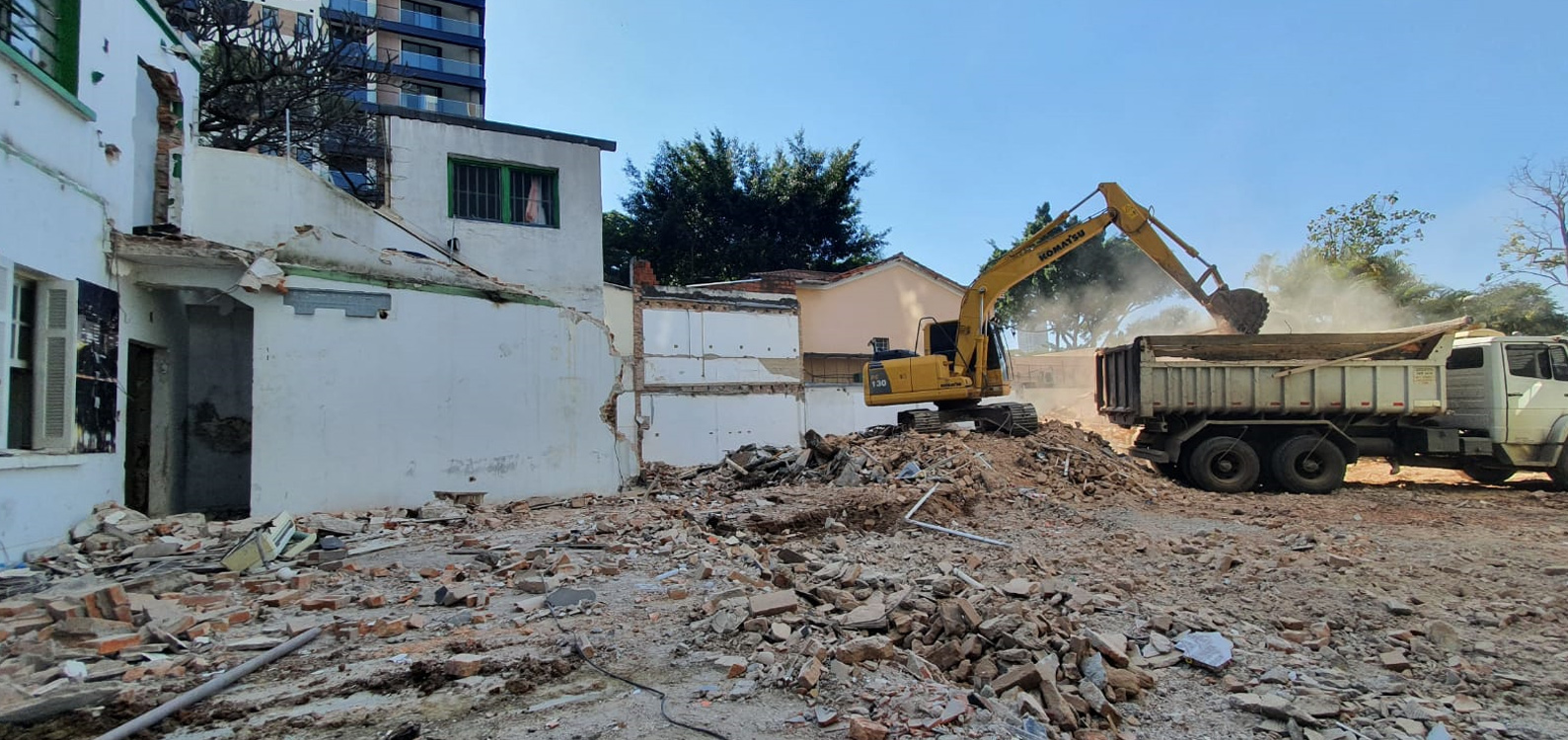 Quais cuidados da demolição